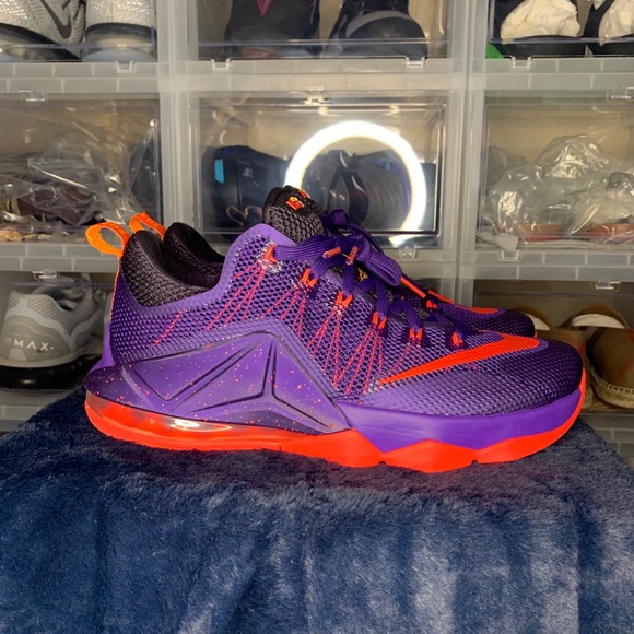 lebron 12 low court purple